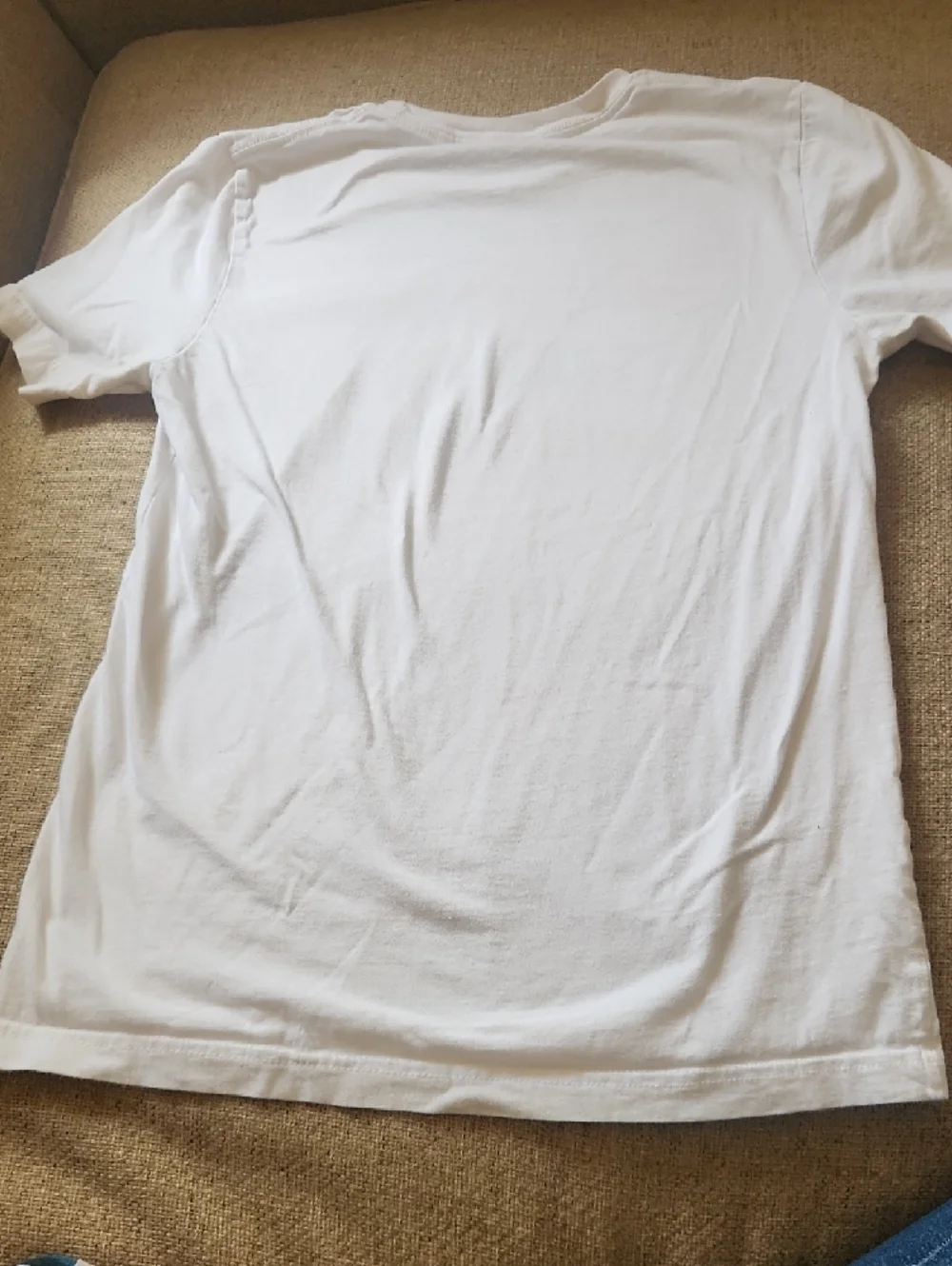 Champion White Short-Sleeve Tee with Red & Gray Logo - Picture 2 of 4